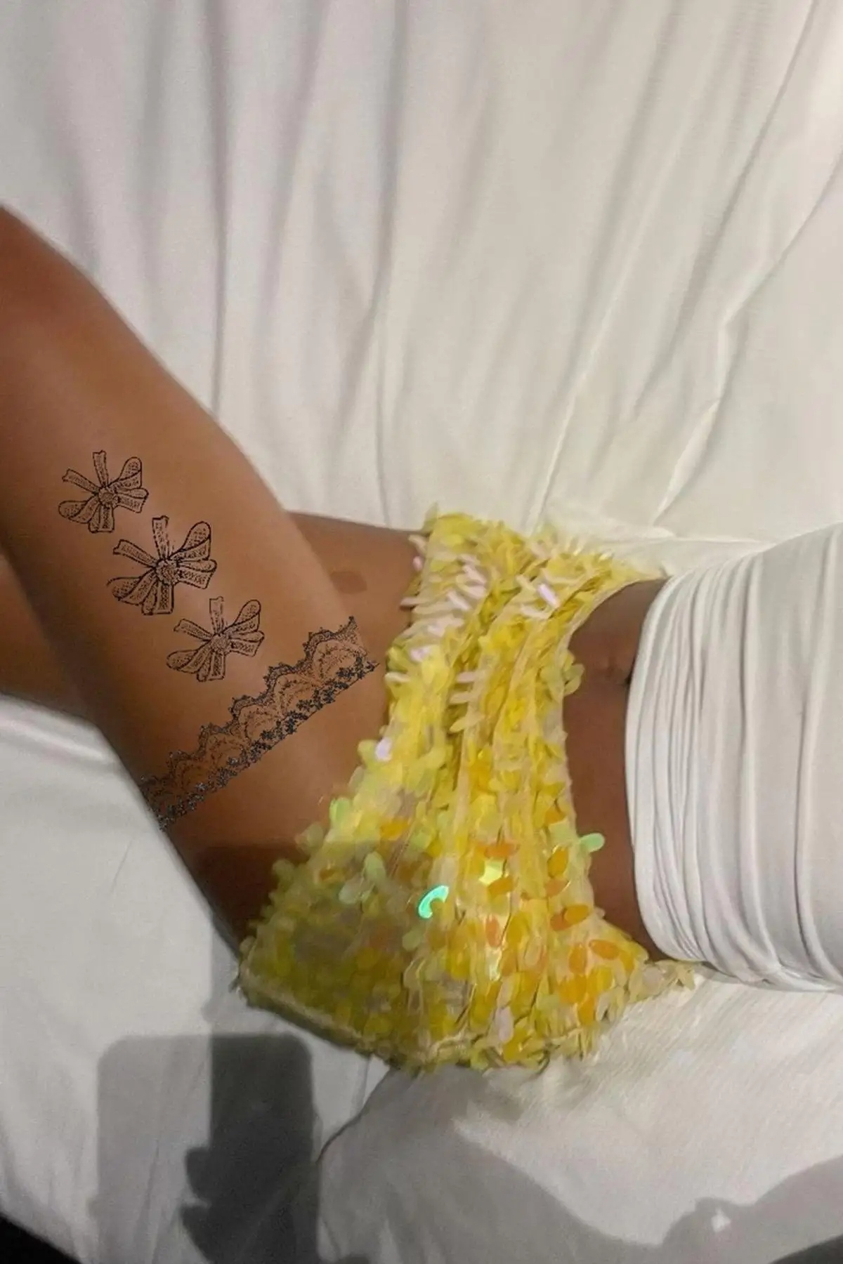 Kurdele Figürlü Su Geçirmez Geçici Dövme Tattoo – Uzun Süre Kalıcı