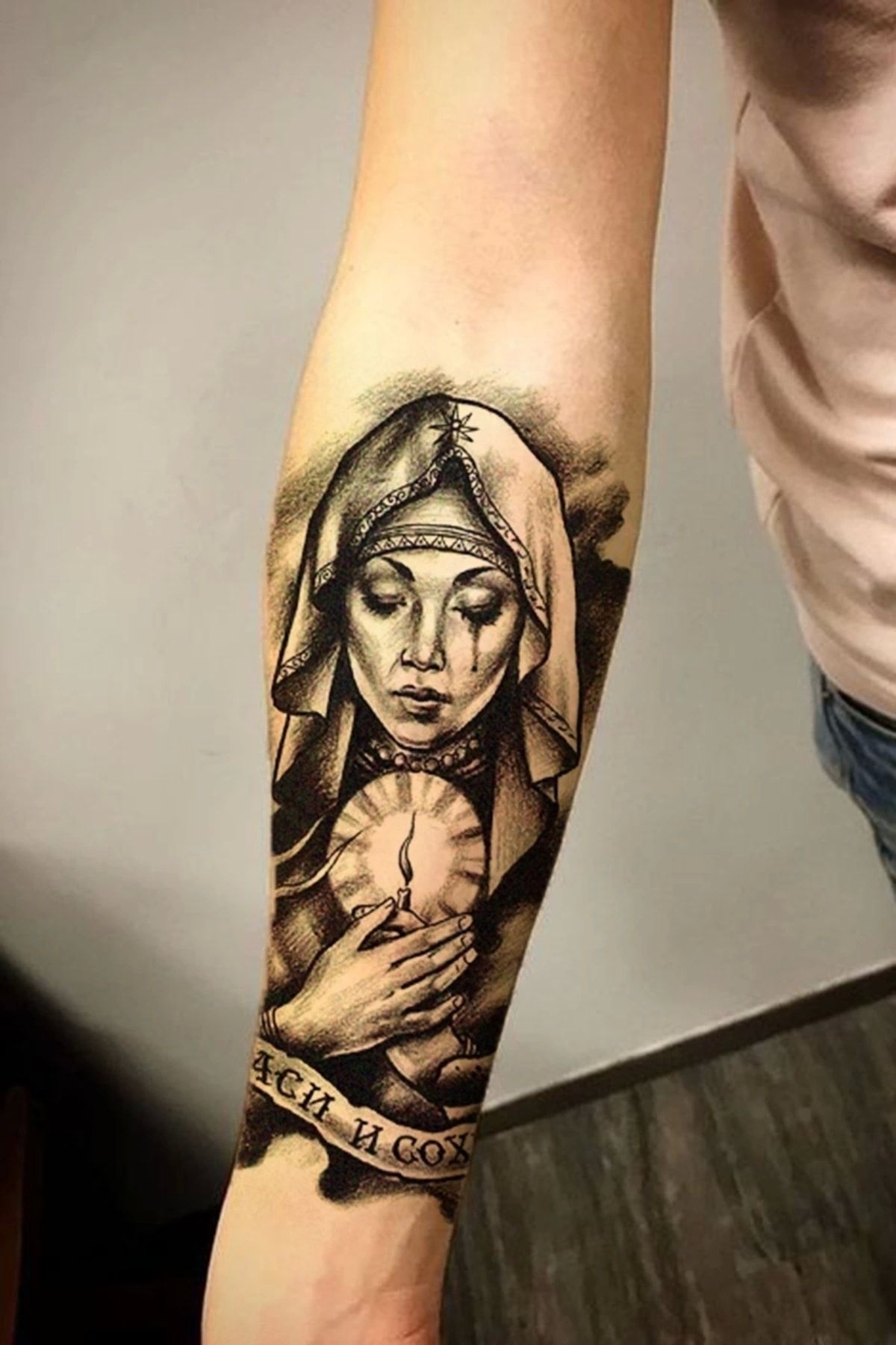Geçici Rahibe Kadın Dövme Tattoo