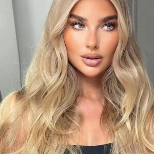 Isıya Dayanıklı, Dalgalı Yarımay Çıt Çıt Saç Bal Köpüğü (16#) 60 cm