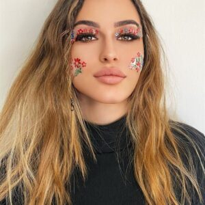Yapışkanlı Yüz Stickeri Dövme Tattoo