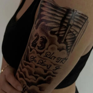 Geçici Dalga Figürlü Dövme Tattoo